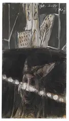 Rapunzel by Markus Lüpertz, 1990, Oil on canvas, sold Jun 2011