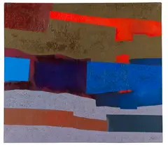 Mit Rot by Fritz Winter, 1969, Oil on canvas, sold Jun 2011