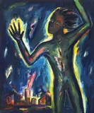 Helmut Middendorf, New York, 1985, Acrylic on canvas