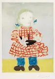 La Fille de l'artiste au bateau by Pablo Picasso, 1965, Collotype print, sold Jun 2011
