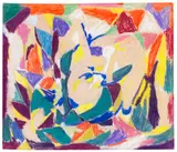 Adolf Hölzel, Abstrakte Komposition (Anbetung), 1931, Pastel