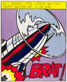 Roy Lichtenstein, 3 Blätter: As I Opened Fire Poster, 1966, Offset lithograph