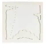 Lucio Fontana, Concetto Spaziale - Teatrino (bianco), 1968, Multiple