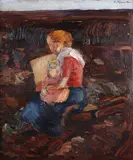 Georg Tappert, Mutter mit Kind