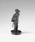 Ohne Titel (Affe in der Suppenschüssel) by Jörg Immendorff, 2006, Bronze, sold Jun 2011