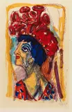 Otto Dix, Contessa, 1962, Lithograph in colours