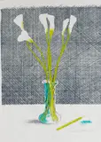David Hockney, Lillies (Still Life), 1971, Lithograph in colors