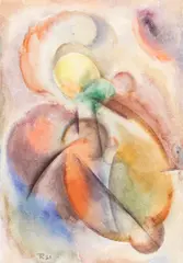 Ohne Titel by Thomas Ring, 1921, Watercolor, sold Jun 2011