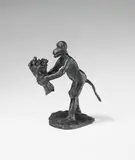 Ohne Titel (Affe mit Blumenstrauß) by Jörg Immendorff, 2006, Bronze, sold Jun 2011