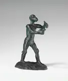 Ohne Titel (Affe mit Flamme) by Jörg Immendorff, 2006, Bronze, sold Jun 2011