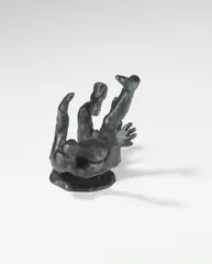 Ohne Titel (Affe umfallend) by Jörg Immendorff, 2006, Bronze, sold Jun 2011