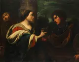 Simon Vouet, Nach - Sophonisbe empfängt durch einen Boten den Giftbecher, 1800, Oil on canvas