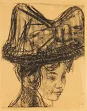 Kopf Emmy Frisch by Ernst Ludwig Kirchner, 1908, Chalk lithograph, sold May 2011