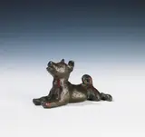 Liegender junger Hund by Renée Sintenis, 1934, Bronze, sold May 2011