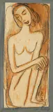 Frauenakt by Christian Rohlfs, 1912, Charcoal, sold May 2011