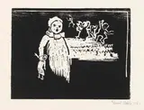 Emil Nolde, Mädchenphantasie, 1906, Woodcut