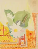Seerosen by Erich Heckel, 1958, Watercolour, sold May 2011