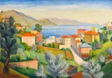 Carl Christoph Hartig, Lugano, 1929, Oil on canvas