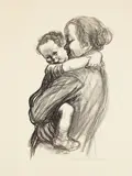Käthe Kollwitz, Mutter mit Jungen