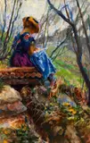 Ferdinand Max Bredt, Vorfrühling, 1917, Oil on panel