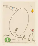 Max Ernst, La cloche, 1967, Etching