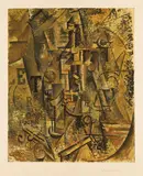 La bouteille de Rhum by Pablo Picasso, 1960, Pochoir, sold May 2011