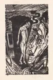 Der Kranke by Ernst Ludwig Kirchner, 1919, Woodcut, sold May 2011