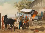 Johann Adam Klein, Die Schmiede
