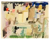 Stadtansicht by Eduard Bargheer, 1955, Watercolour, sold May 2011