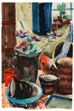 Helmuth Macke, Stillleben, 1933, Watercolour