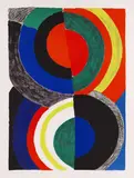 Idole by Sonia Delaunay, 1970, Lithograph in colours, sold May 2011