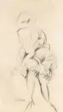 Johannes Itten, Studie (Tänzerin)