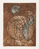 Max Ernst, Les énergumènes, 1965, Etching