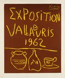 Exposition Vallauris 1962 by Pablo Picasso, 1962, Linocut in colours, sold May 2011