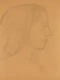 Aristide Maillol, Weibliches Porträt mit Schal