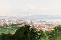 Willy Moralt, Zürich, 1909, Gouache