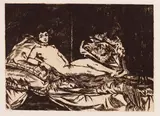 Edouard Manet, Olympia, 1867, Etching