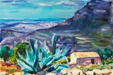 Arnold Balwé, Landschaft bei Nizza