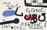 4 Blätter aus: L'Enfance d'Ubu by Joan Miró, 1975, Lithograph in colours, sold May 2011