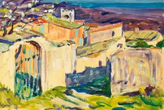 Bei Nizza by Arnold Balwé, 1951, Oil, sold May 2011