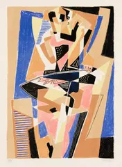 La Danseuse by Gino Severini, 1955, Lithograph in colours, sold May 2011