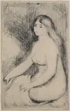 Baigneuse assise by Pierre-Auguste Renoir, 1897, Soft-ground etching, sold May 2011