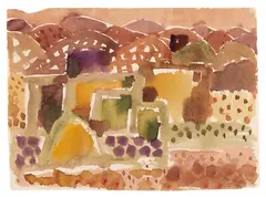 Vor Assuan by Eduard Bargheer, 1962, Watercolour, sold May 2011