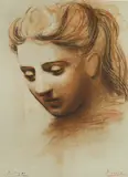 Tête de jeune fille by Pablo Picasso, 1948, Offset in colours, sold May 2011