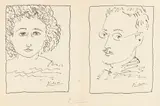 À la mémoire de Julius et Ethel Rosenberg, exécutés le 19 Juin 1953 by Pablo Picasso, 1953, Lithograph, sold May 2011