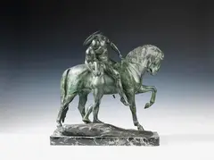 Erich Schmidt-Kestner, Der Abschiedskuss, 1920, Bronze