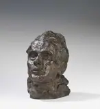 Egon Schiele, Selbstbildnis, 1917, Bronze