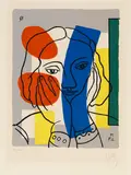 Fernand Léger, Portrait de Femme, 1952, Silkscreen in colours