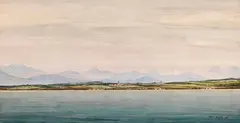 Franz Lenk, Bodensee, 1931, Watercolour