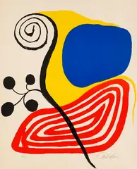 L'as de Trèfle by Alexander Calder, 1971, Lithograph in colours, sold May 2011